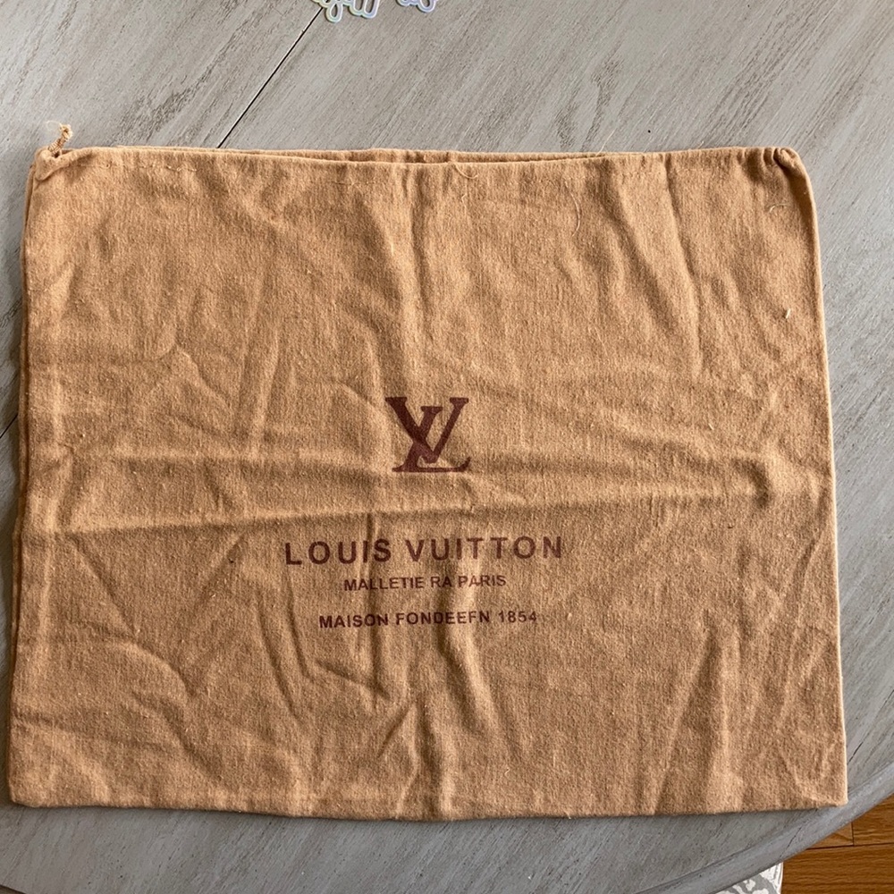 Louis Vuitton cloth drawstring dust storage bag